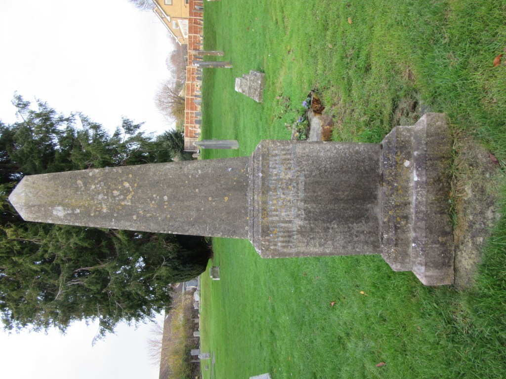 A House History from Yeovil, Part 3_Shersca Genealogy_Memorial for Joseph Roberts in St. James' Churchyard, Preston Plucknett